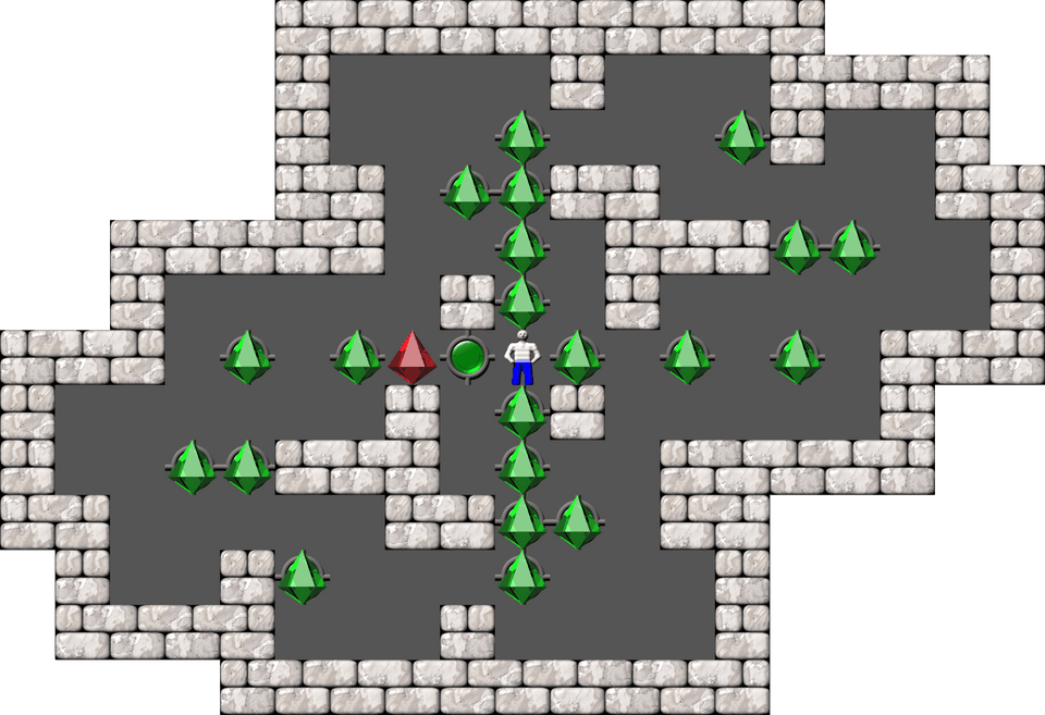 Sokoban Mass Remodel level 419